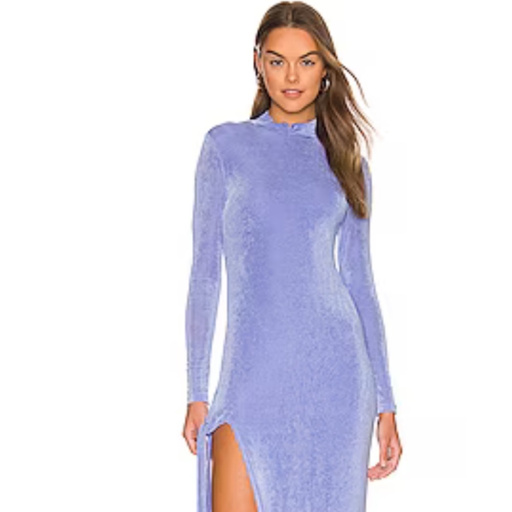 Atoir purple blue dress